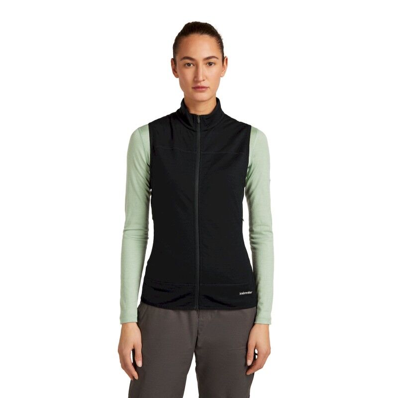 icebreaker Merinos 300 RealFleece Descender Vest - Fleecevest - Dames | Hardloop