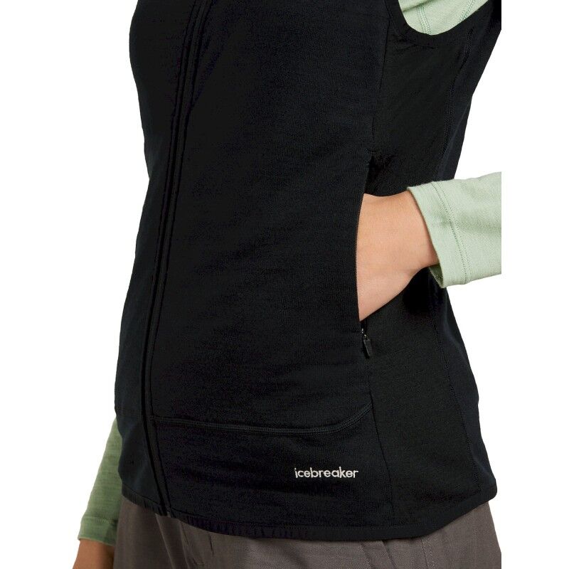 icebreaker Merinos 300 RealFleece Descender Vest - Fleecevest - Dames | Hardloop