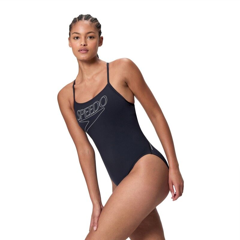 Speedo End+ Logo Thin Strap 1P - Dámské Plavecké plavky | Hardloop