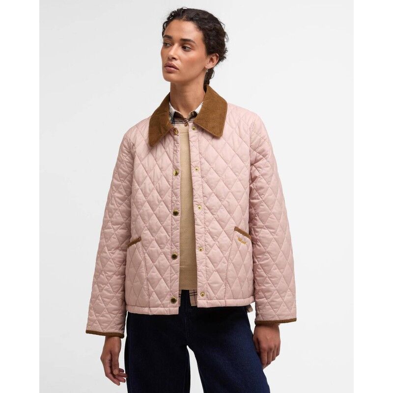 Icons Cropped Liddesdale Quilted Jacket - Kurtka przeciwdeszczowa damska