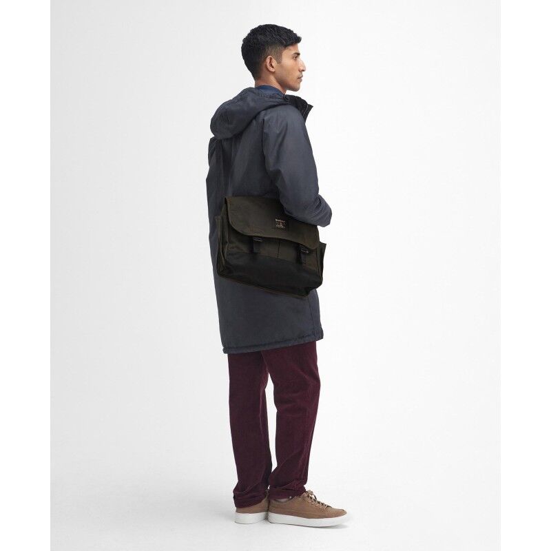 Barbour Field Wax Messenger Bag - Skuldertasker | Hardloop