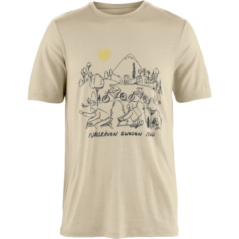 Hoja Lugnt Wool T-Shirt - Merinoshirt - Heren