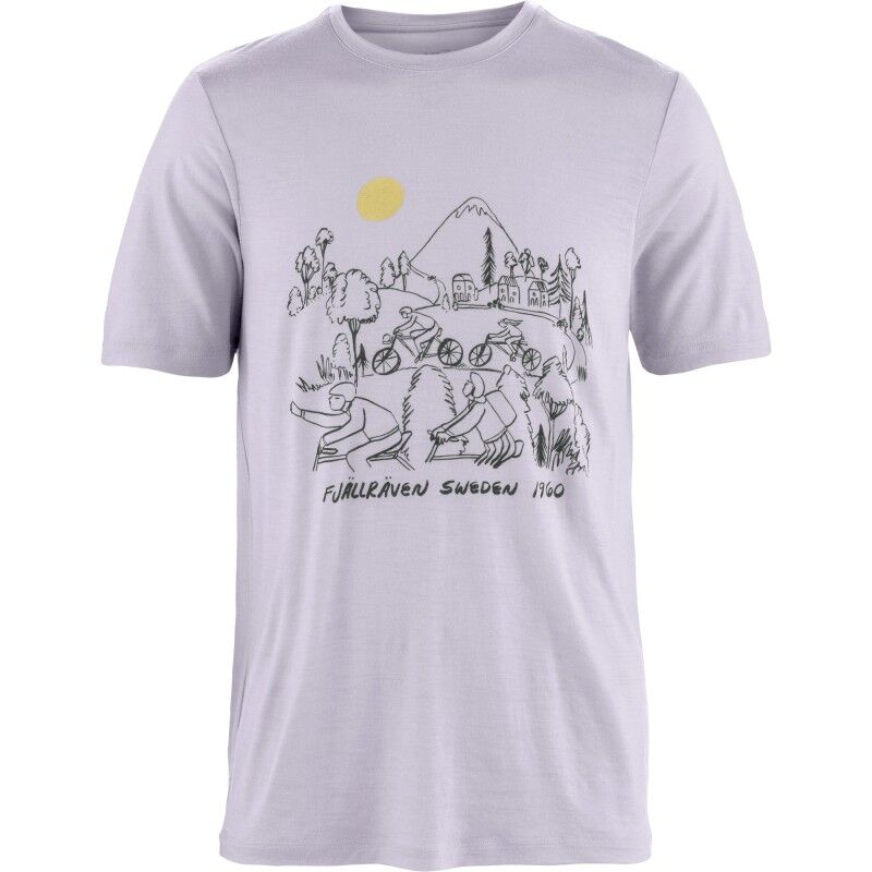 Hoja Lugnt Wool T-Shirt - Merinoshirt - Heren
