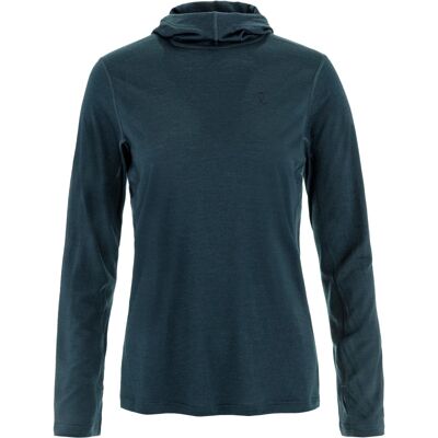 Abisko Wool Hoodie - T-shirt en laine mérinos femme