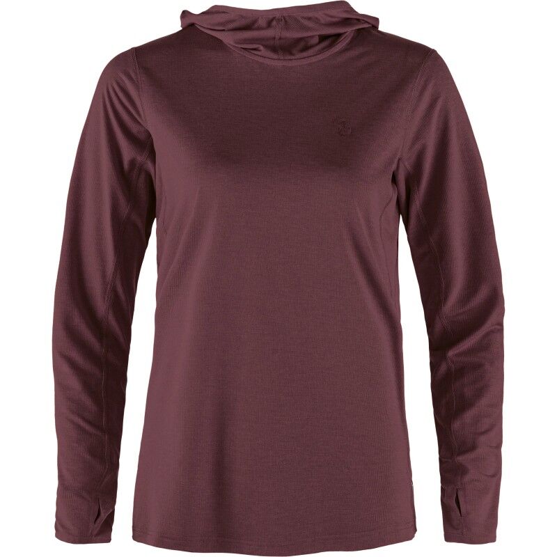 Fjällräven Abisko Sun-Hoodie - T-shirt femme | Hardloop