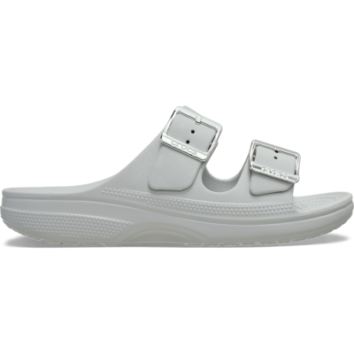 Metallic Buckle Sandal - Sandały damskie