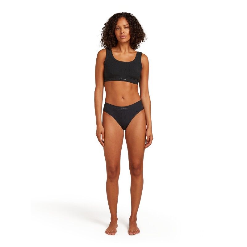 icebreaker Merinos Rib Lotus Bra - Sujetador deportivo - Mujer | Hardloop