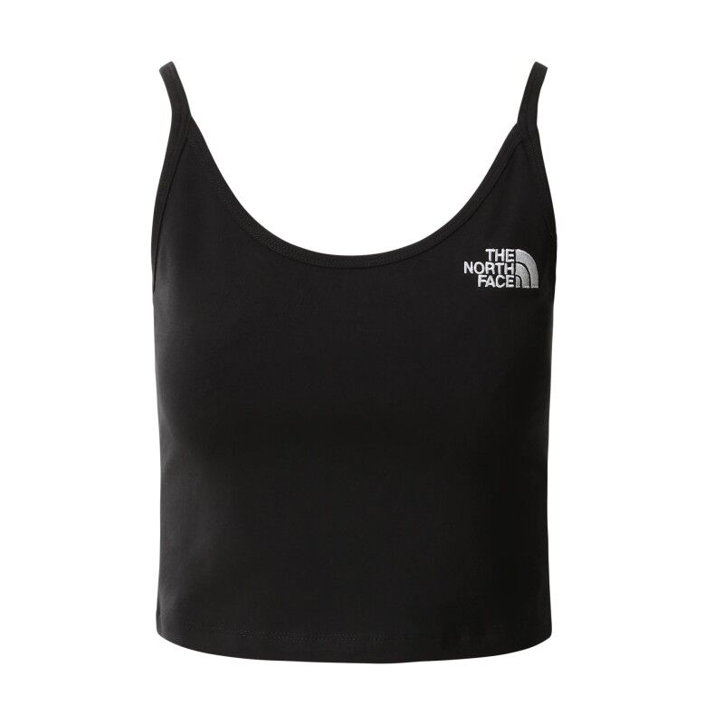 Simple Dome Slim Crop Tank - Tank Top - Damen