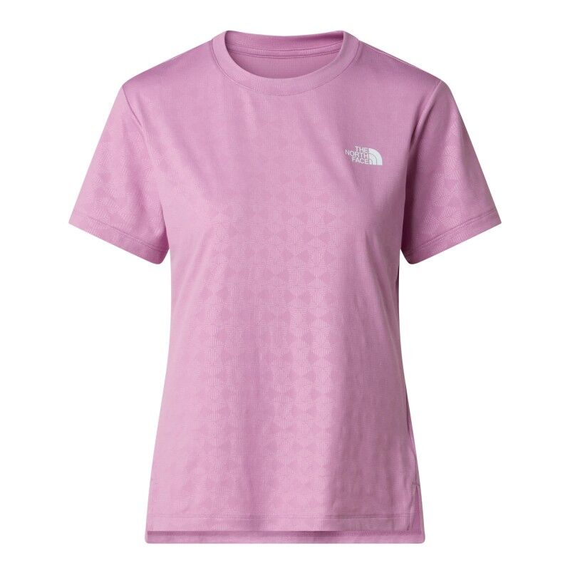 Flex Geo Embossed Short Sleeve Reg Tee - T-shirt femme