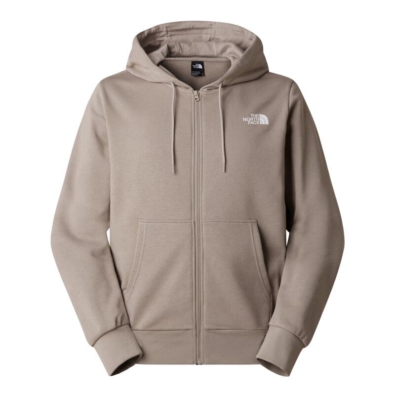 Simple Dome Light Regular Full Zip Hoodie - Munkjacka - Herr