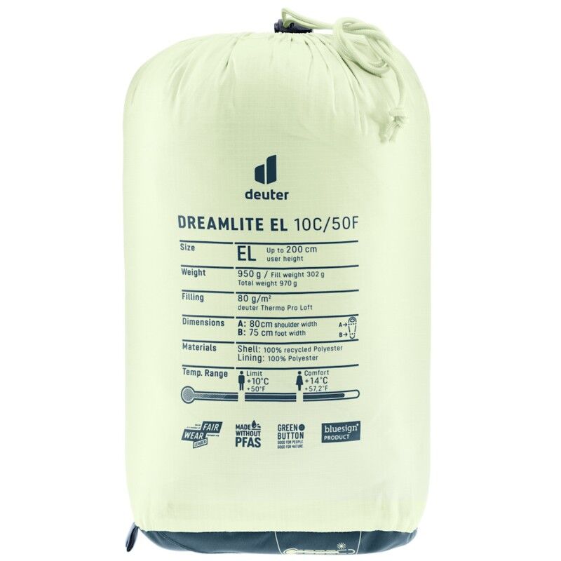 deuter Dreamlite EL 10C / 50F - Schlafsack | Hardloop