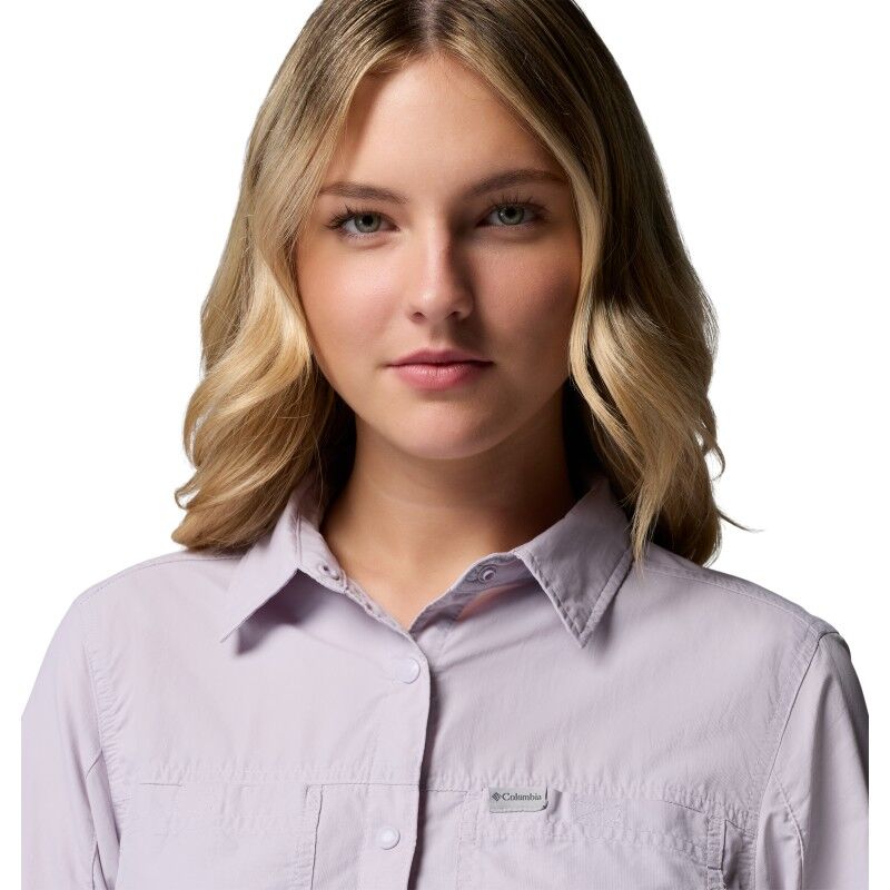 Columbia Chemise à Manche Longues Femme - Silver Ridge EUR 3.0 - Safari
