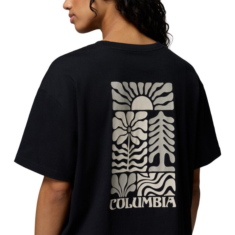 Columbia Rolling Bend Graphic Oversized Tee - T-shirt - Damer | Hardloop