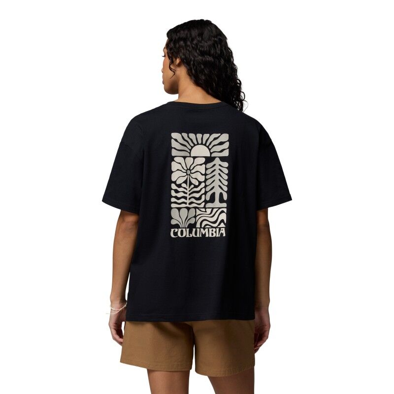 Columbia Rolling Bend Graphic Oversized Tee - T-shirt - Damer | Hardloop