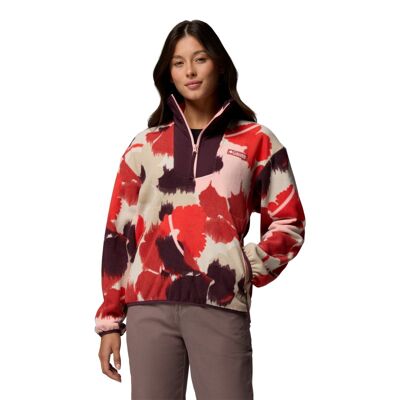 Sequoia Grove Printed Half Zip - Dámská fleesová mikina