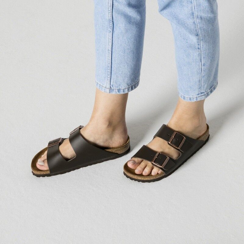 Birkenstock Arizona Natural Leather - Sandaler | Hardloop