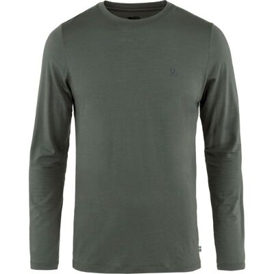 Abisko Wool LS - Koszulka z wełny Merino® męska