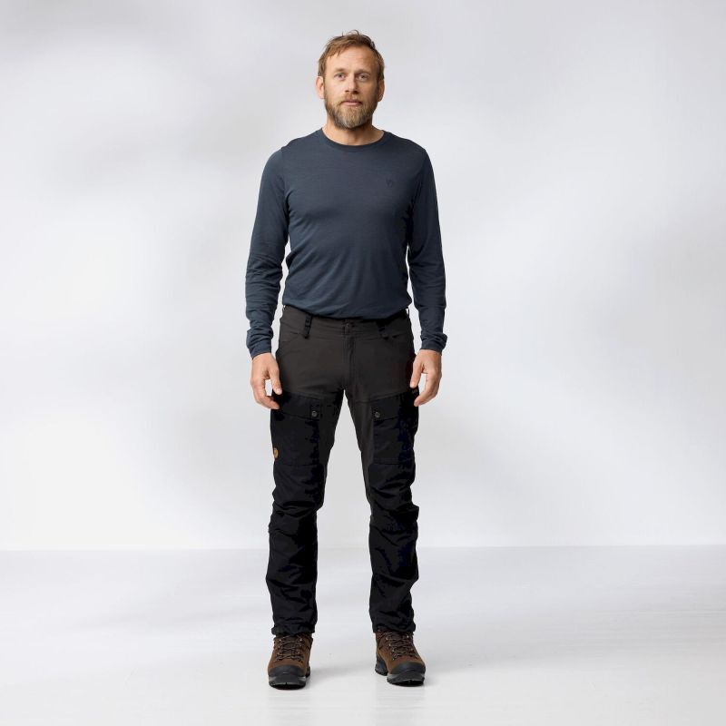 Fjällräven Abisko Wool LS - Merino-shirt - Herrer | Hardloop
