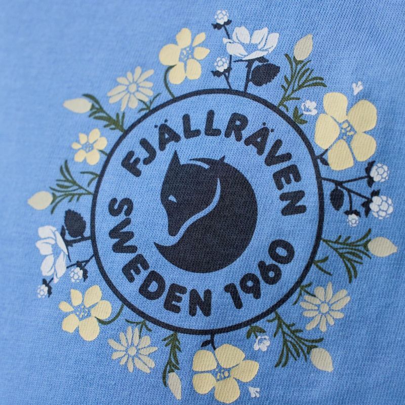 Fjällräven Fjällblomster Logo T-Shirt - T-shirt femme | Hardloop