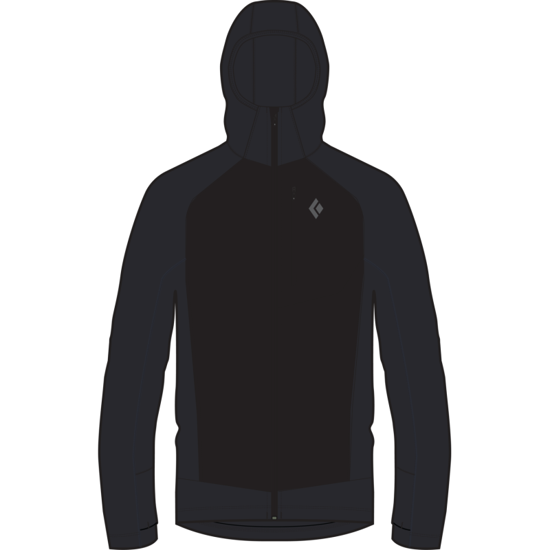 Coefficient LT Hybrid Hoody - Fleecejakke - Herrer