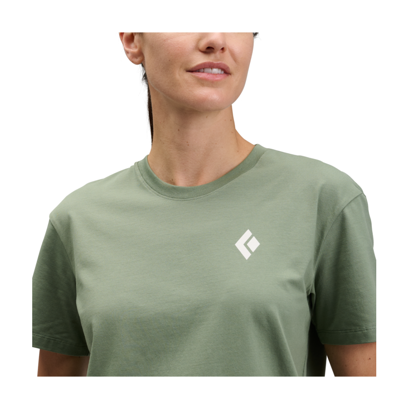 Black Diamond Equipment For Alpinist SS Tee - T-shirt mulher | Hardloop