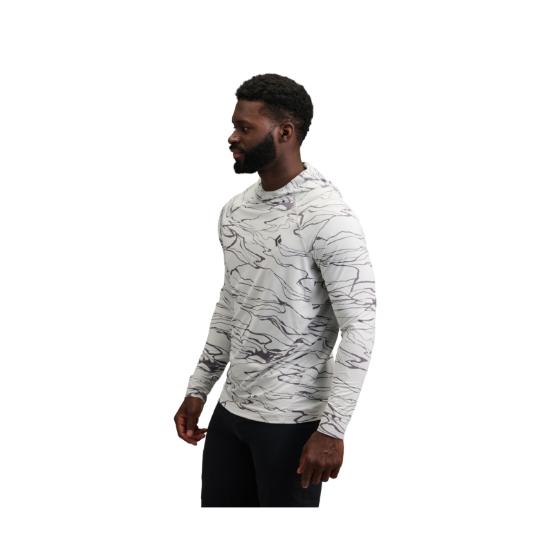 Black Diamond Alpenglow Hoody - Maglietta Anti-UV - Uomo | Hardloop