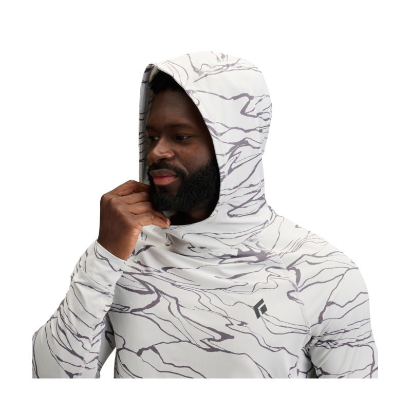 Black Diamond Alpenglow Hoody - UV Shirts - Heren | Hardloop