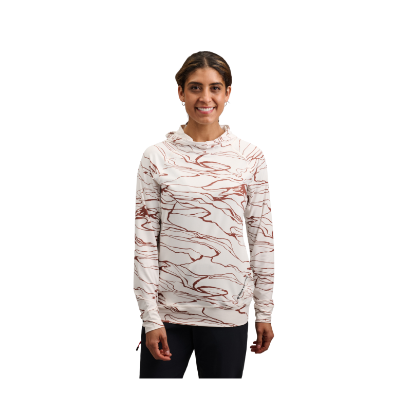 Black Diamond LS Alpenglow Hoody - Huppari - Naiset