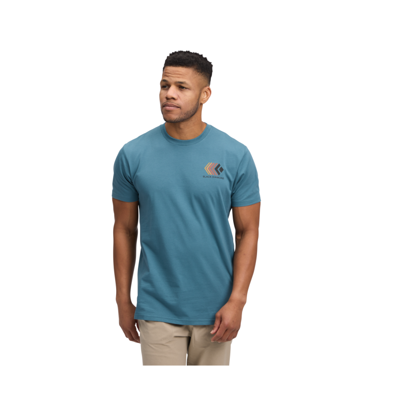 Black Diamond Faded SS Tee - T-shirt homem | Hardloop