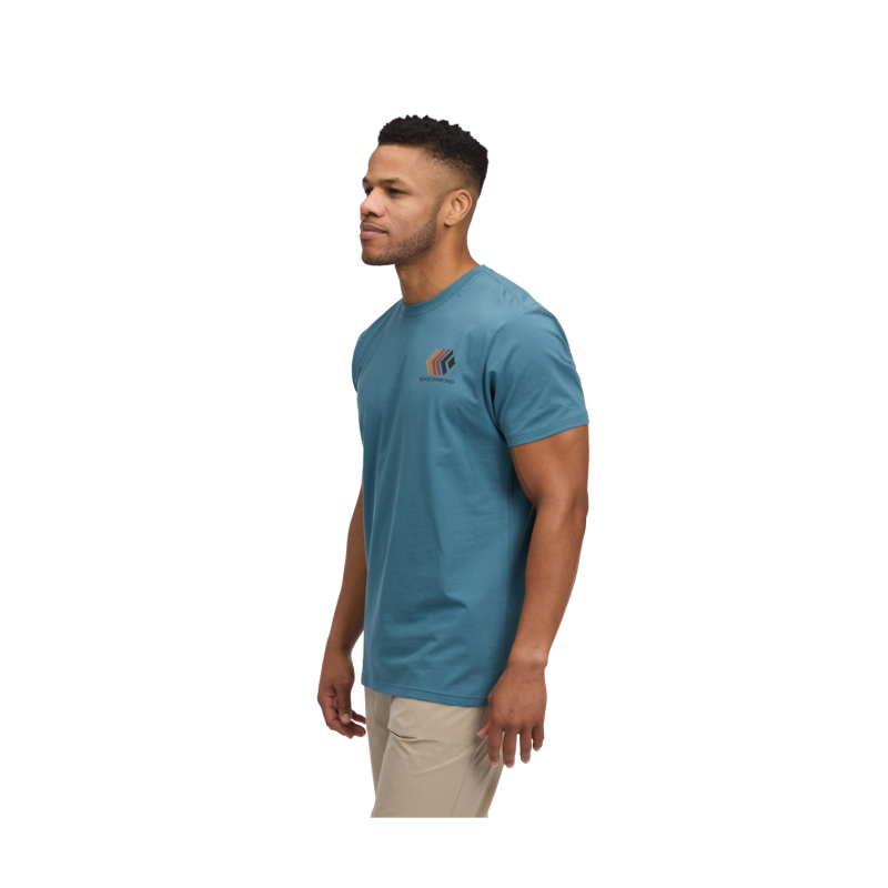 Black Diamond Faded SS Tee - T-shirt homem | Hardloop