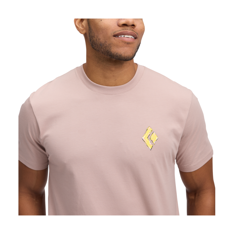 Black Diamond Shredded SS Tee - T-paita - Miehet | Hardloop