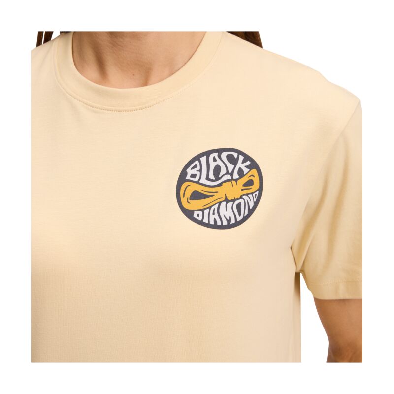 Black Diamond Rope Badge SS Tee - T-paita - Naiset | Hardloop