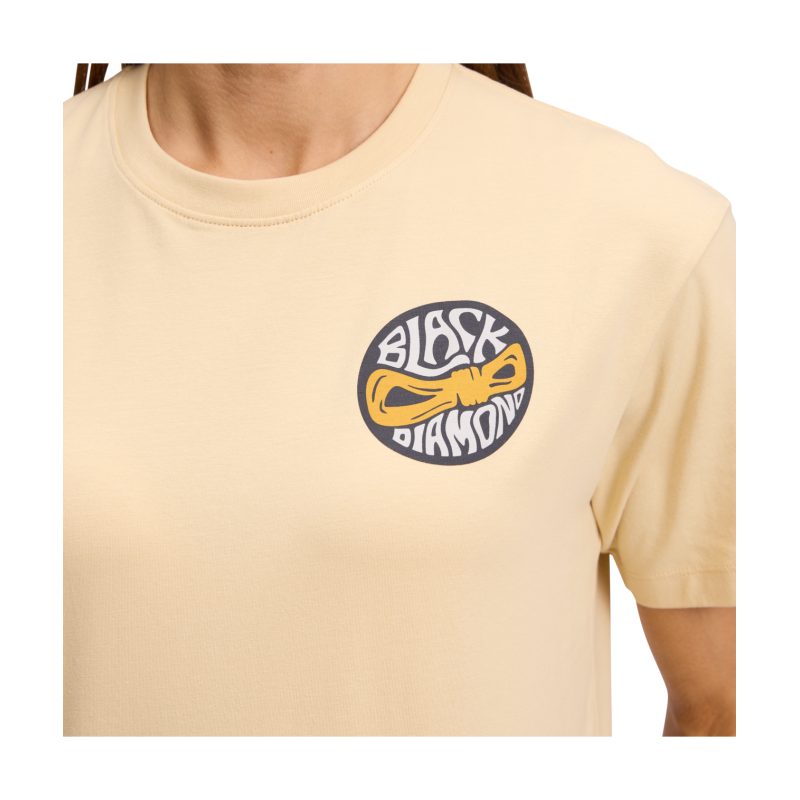 Black Diamond Rope Badge SS Tee - T-shirt mulher | Hardloop