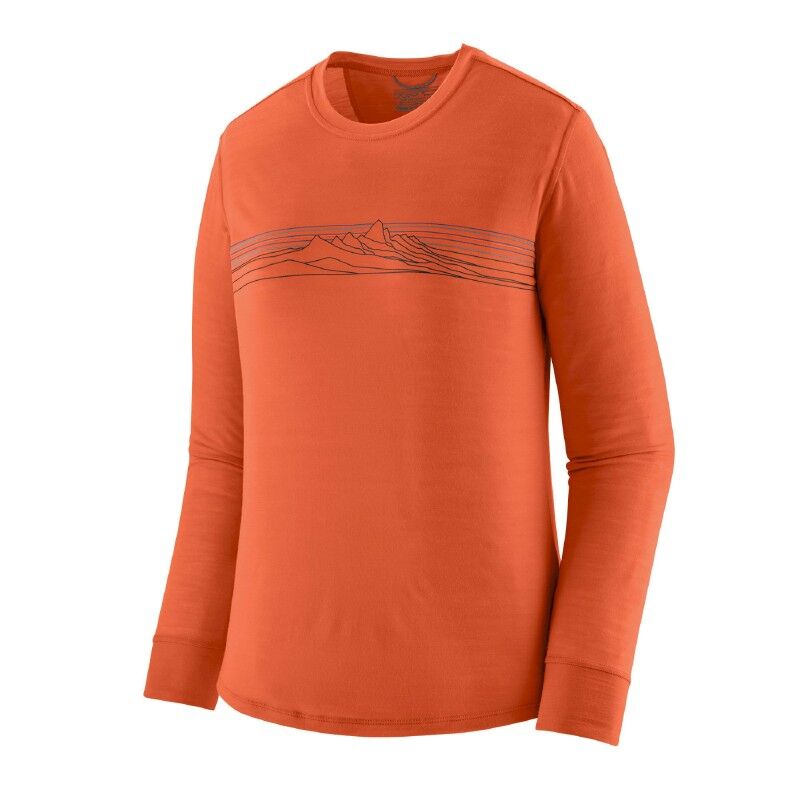 L/S Cap Cool Merino Graphic Shirt - T-shirt - Donna
