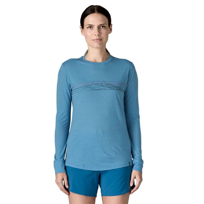 L/S Cap Cool Merino Graphic Shirt - T-shirt mulher