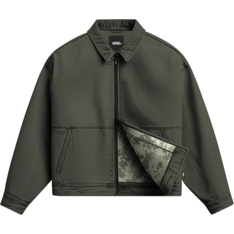 Cotton Poplin Station Jacket - Jacka - Herr
