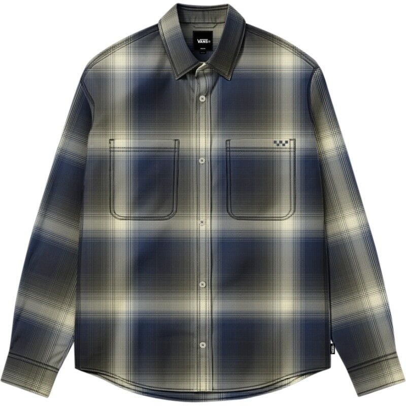 Indigo Plaid Ls Woven - Camisa homem