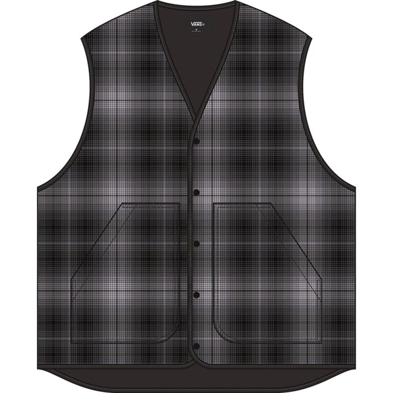 Plaid Homecoming Vest - Veste homme