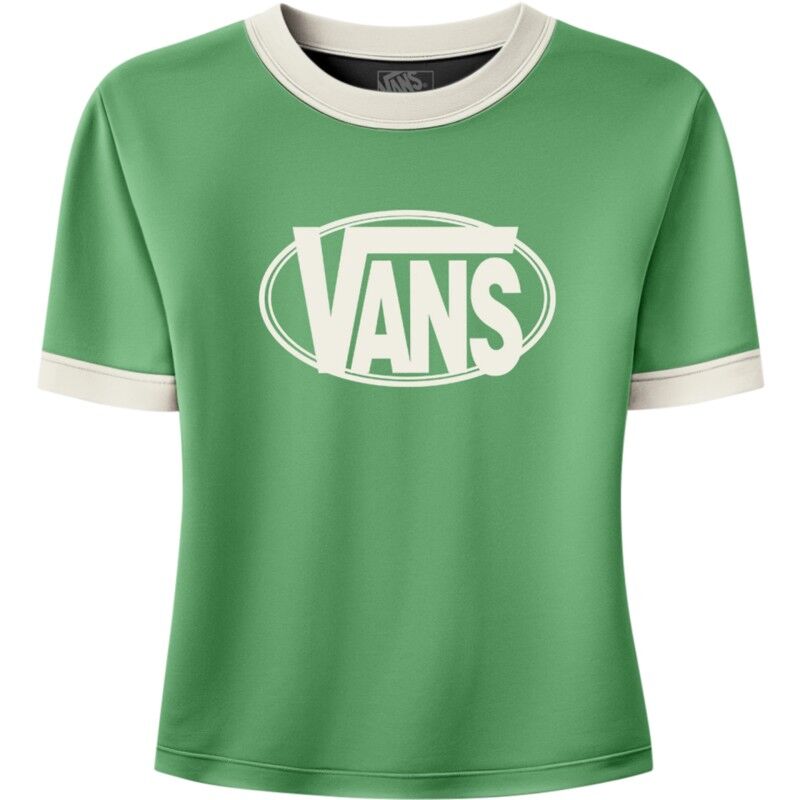 W Center Chest Ringer Tee - T-shirt damski