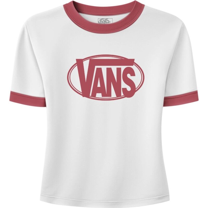 W Center Chest Ringer Tee - T-shirt - Dames