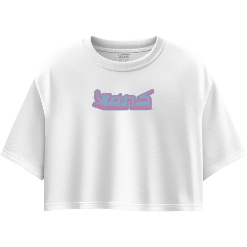 Y2K Boho Relax Crop Ss - Camiseta - Mujer