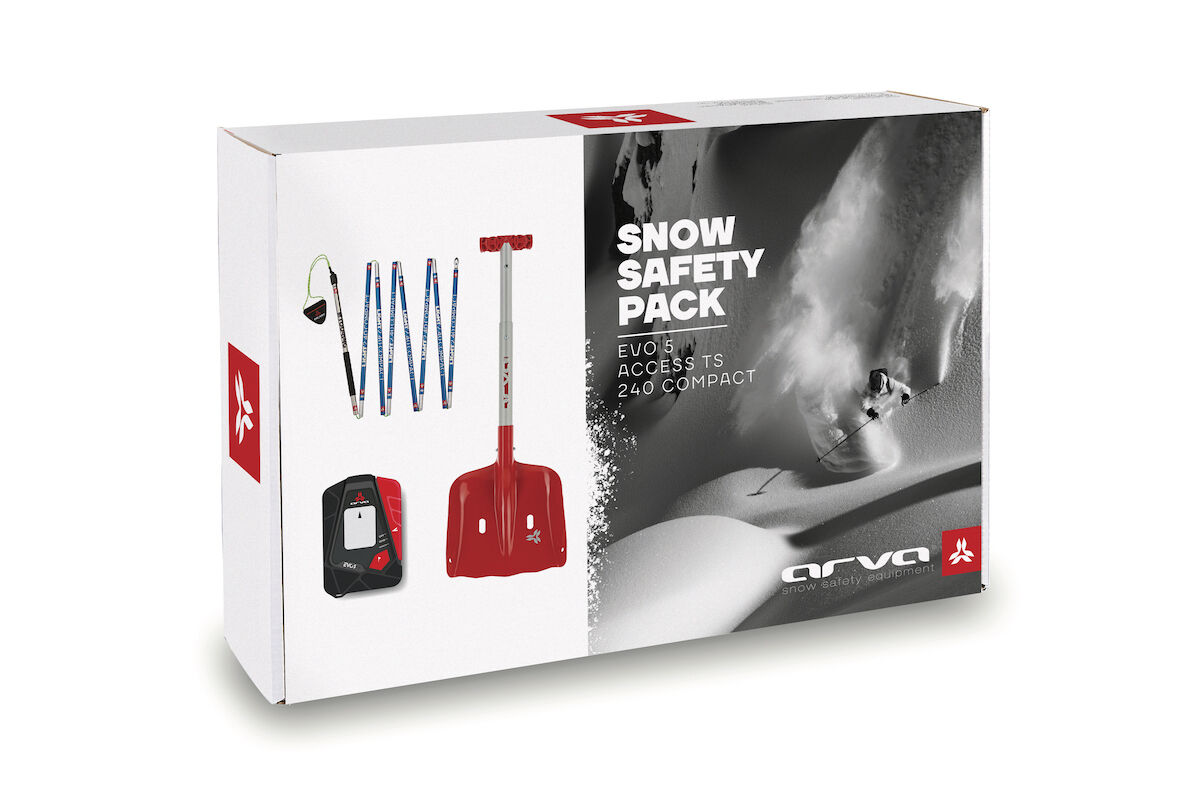 Arva Pack Safety Box Evo5 - Pack sécurité (DVA, pelle et sonde) | Hardloop