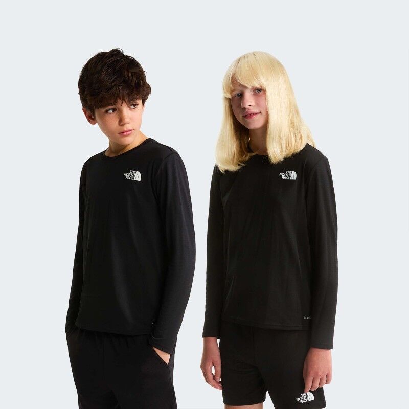The North Face Teen 24/7 LS Tee - T-paita - Lasten | Hardloop