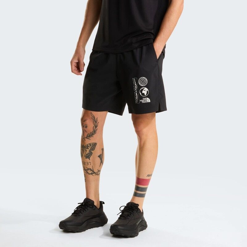 The North Face 24/7 7In Short-Graphic - Trail running shorts - Men's | Hardloop