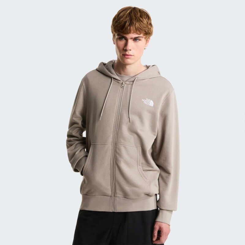 The North Face Simple Dome Light Regular Full Zip Hoodie - Munkjacka - Herr | Hardloop