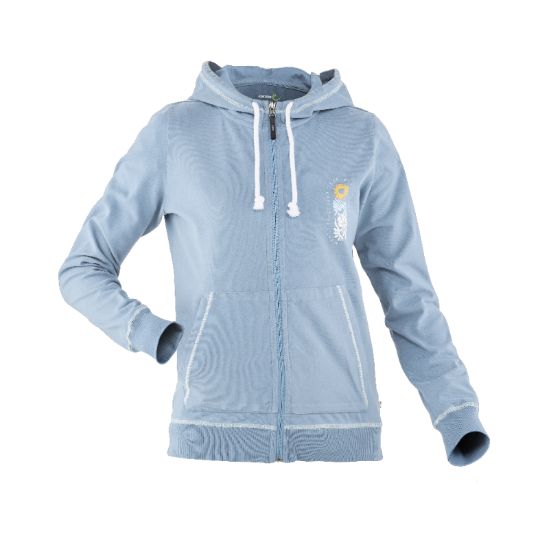 Edelrid Bege Zip Hoody - Hoodie - Damen | Hardloop