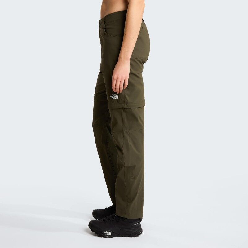 The North Face Exploration Reg Straight Convertible Pant - Konwertowalne spodnie turystyczne damskie | Hardloop