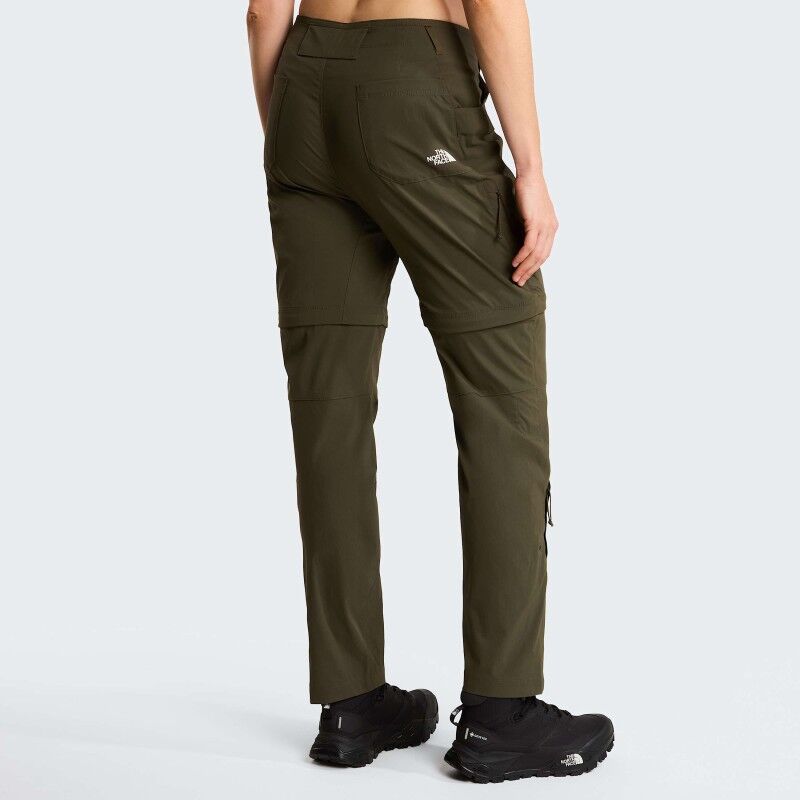 The North Face Exploration Reg Straight Convertible Pant - Konwertowalne spodnie turystyczne damskie | Hardloop