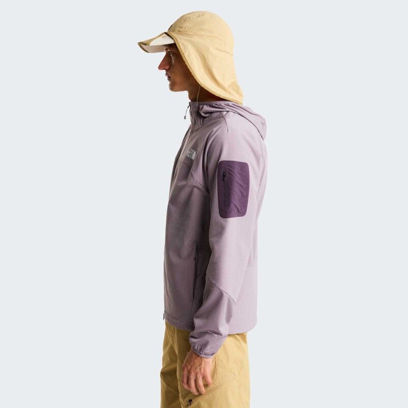 The North Face Tek Approach Futurefleece Hooded Jacket - Softshelljakke - Herrer | Hardloop