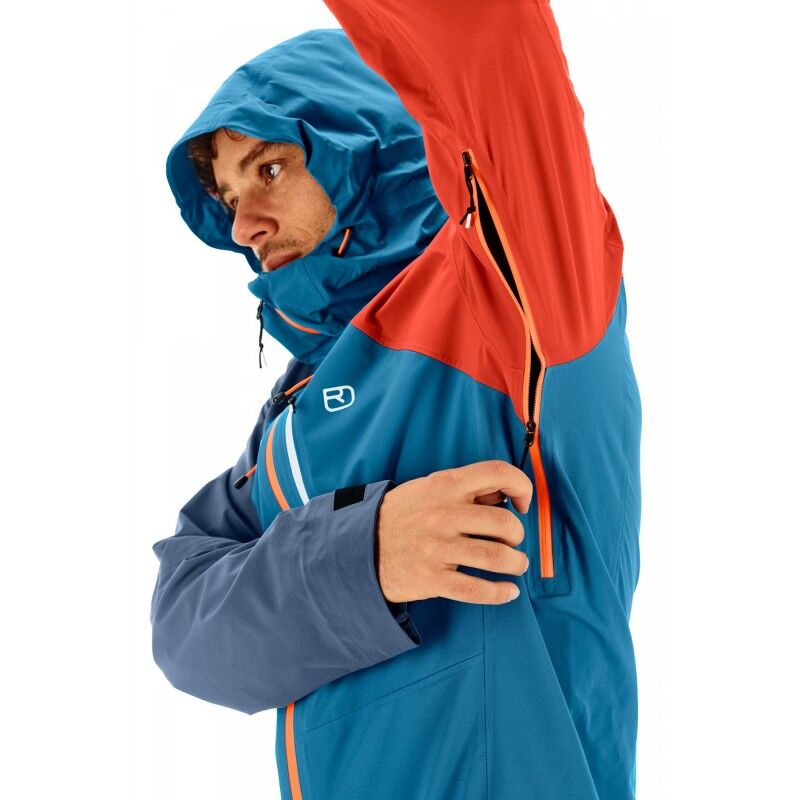 Ortovox 3L Ortler Jacket - Kurtka przeciwdeszczowa meska | Hardloop